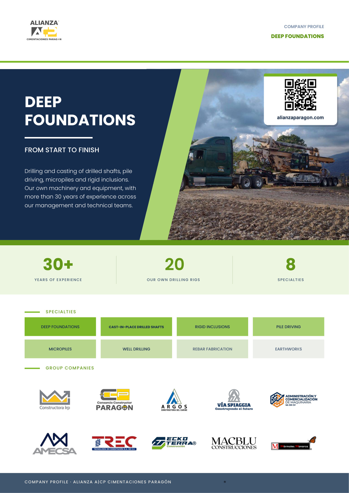 Foundation company profile cover